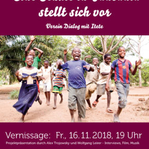 Ausstellung in Gars über unser Schulprojekt in Itete